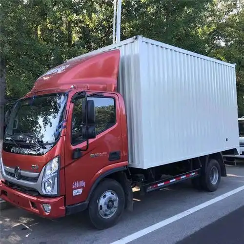 福田奥铃4.2米蓝牌轻卡货车 奥铃速运大马力箱货供应