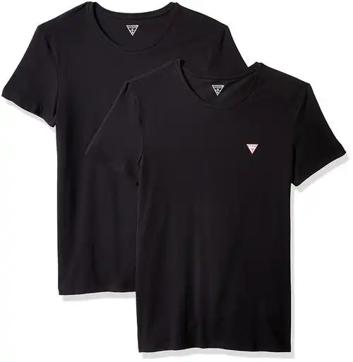guess 男式三角标志圆领2件装 t 恤