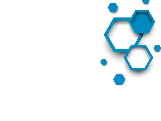 六边形科技ppt背景图片