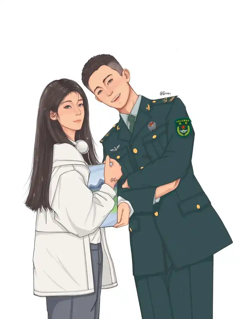 军恋.我常常在想我那么喜欢你 要是你走了我该怎么办#军恋异地 - 抖音