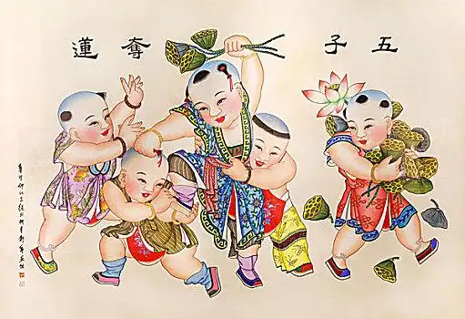 中国,木版年画,非物质文化遗产,传统,文化,画