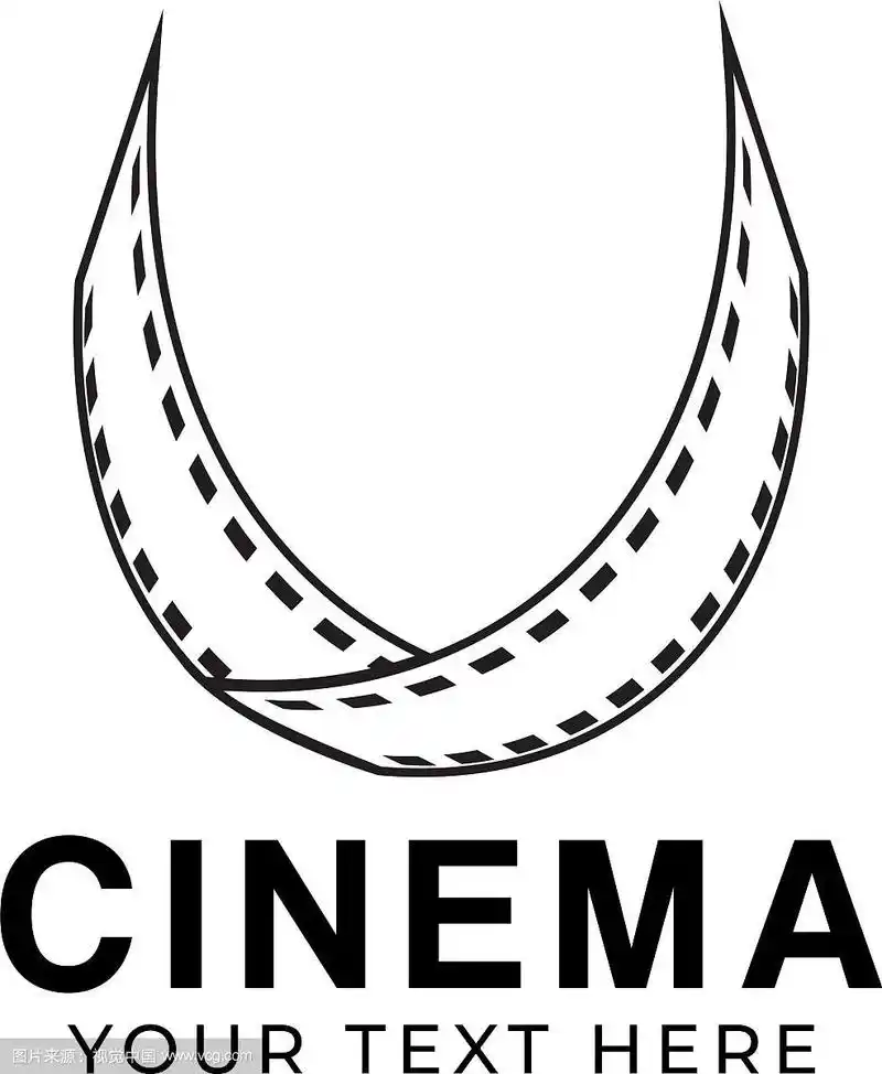 电影胶片图形设计模板孤立