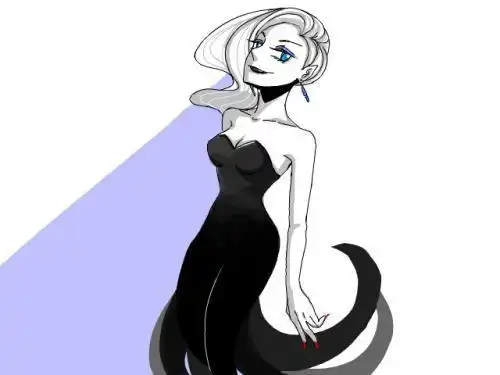 小美人鱼乌苏拉简笔画