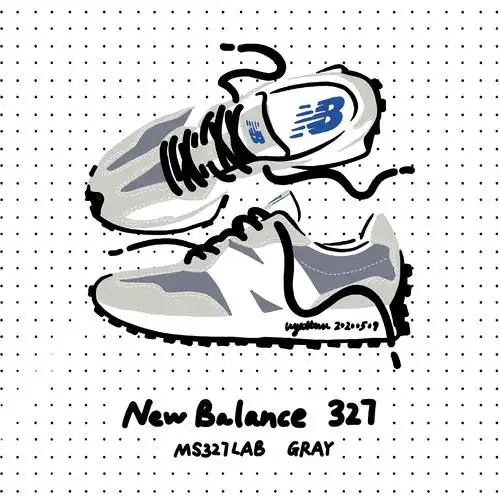 newbalance327潮流插画