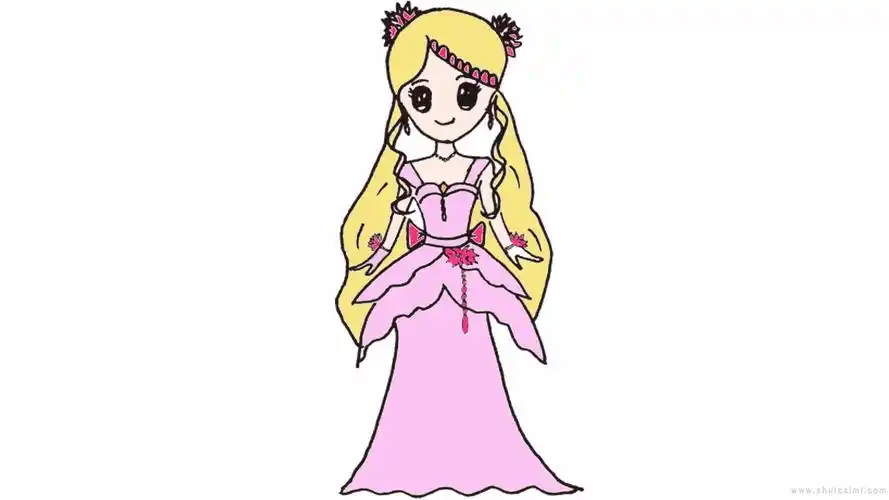 灵公主简笔画怎么画灵公主简笔画步骤