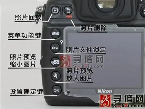 尼康数码相机机身按键功能与操作指南详细图解尼康d700