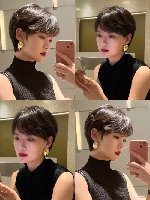 能让你气质拉满的短发可职业干练可甜美风