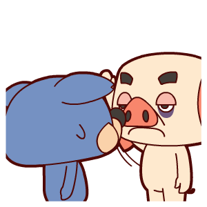 猪gif扇嘴巴gif扭头gif打人gif