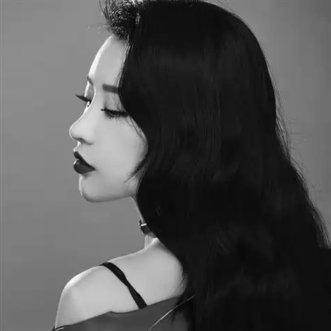 女孩头像侧面头像黑白 女生头像图片大全 -【爱个性】