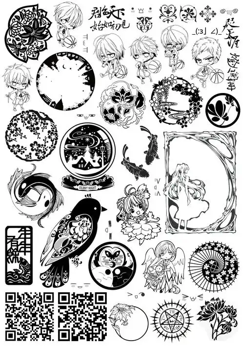 整理一下 a4橡皮章素材5