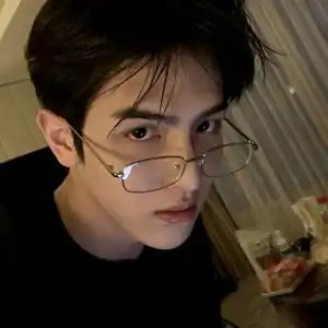 斯文败类眼镜框男潮ins长方形近视眼镜可配度数帅气雅痞装饰镜架