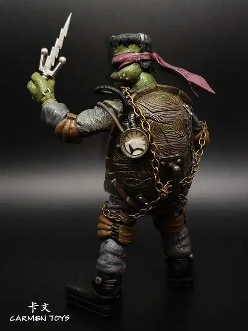 忍者神龟手办模型tmnt电影可动人偶玩具拉斐尔达芬奇施莱德 电影版