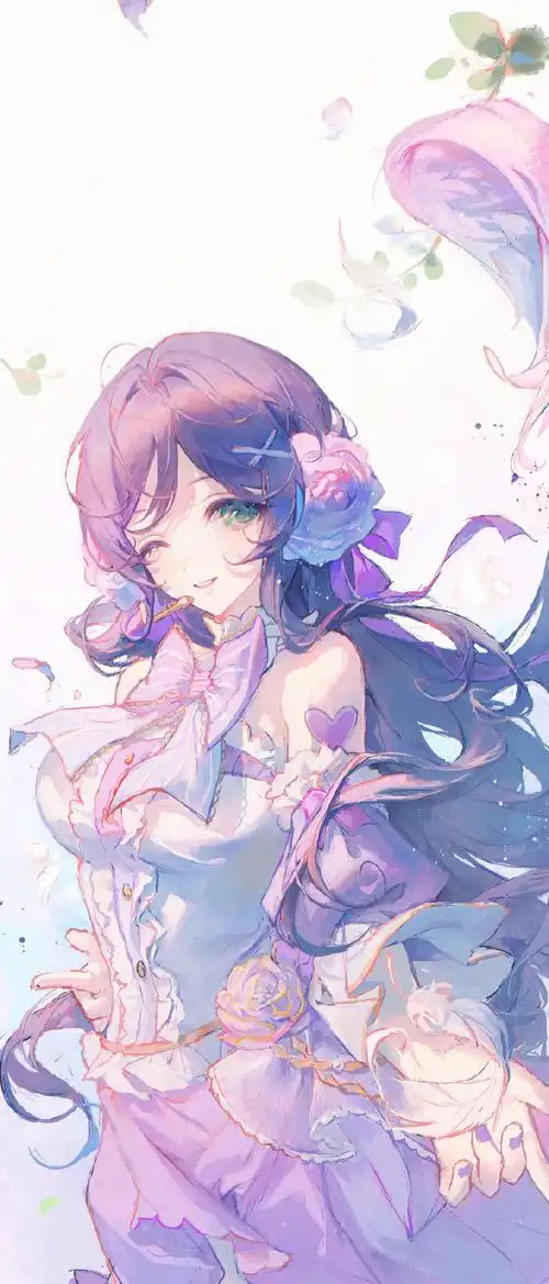 二次元少女##插画壁纸##小清新##小仙女