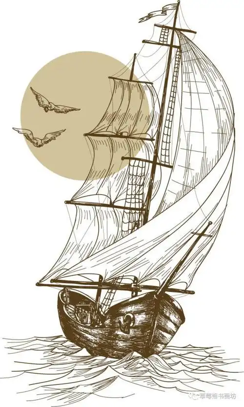 教程|创意画《扬帆起航》