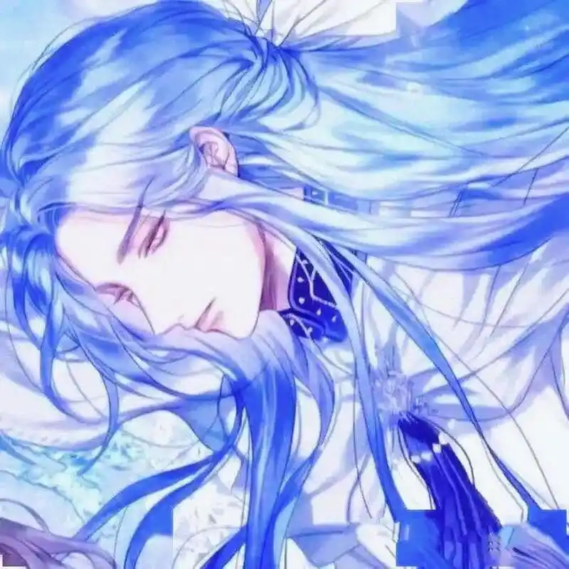 蓝色系男生头像