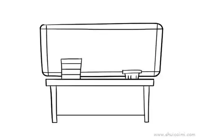 黑板儿童画怎么画 黑板简笔画好看