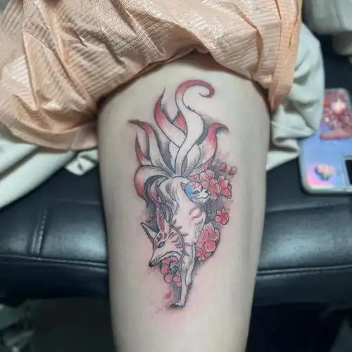 九尾狐_纹身吧社区 - 纹身大咖