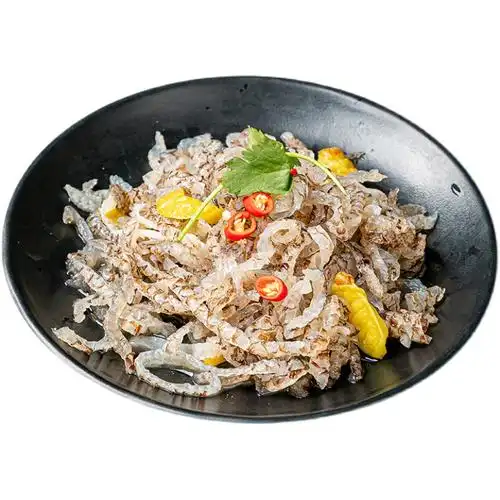 泡椒鱼皮荷味150g凉拌剁椒凉菜开袋即食特色凉菜