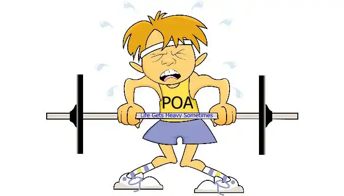 light weight while sweating profusely and buckling at the knees