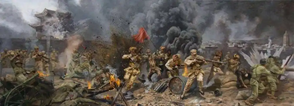 东北民主联军部队发起进攻