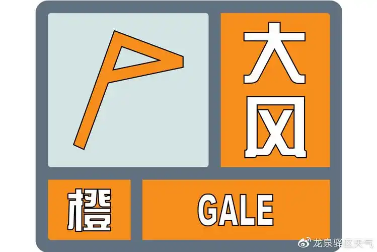 大风蓝色预警信号标准:24小时内可能受大风影响,平均风力可达6级以上