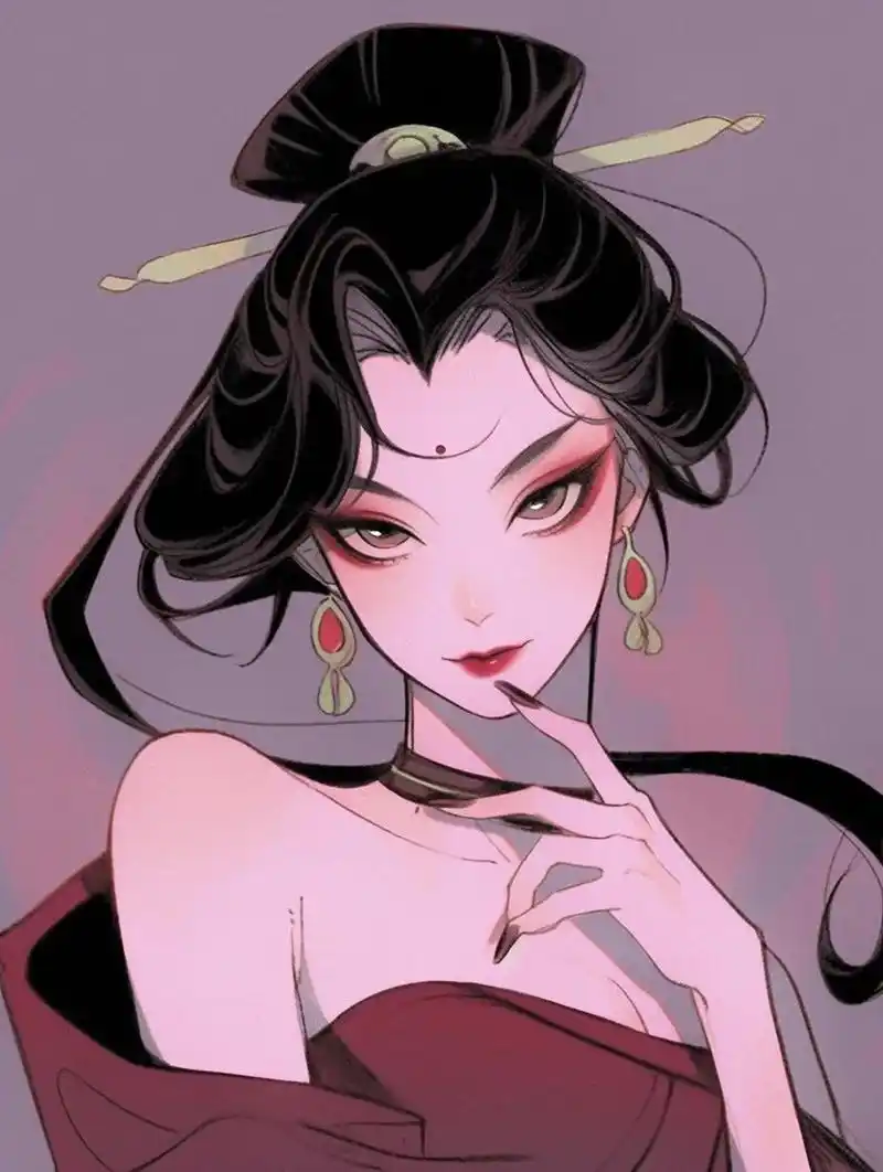 手机壁纸系列 | 苏妲己 青狐妖,裹素腰,纤媚笑.