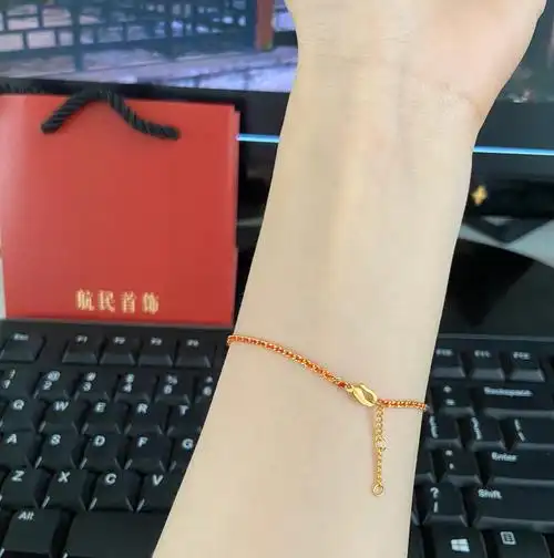 diy红绳黄金手链