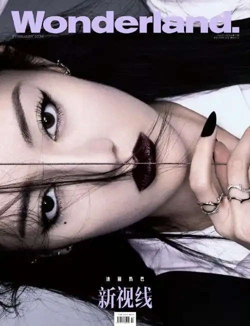 迪丽热巴暗黑魔女##迪丽热巴黑唇妆