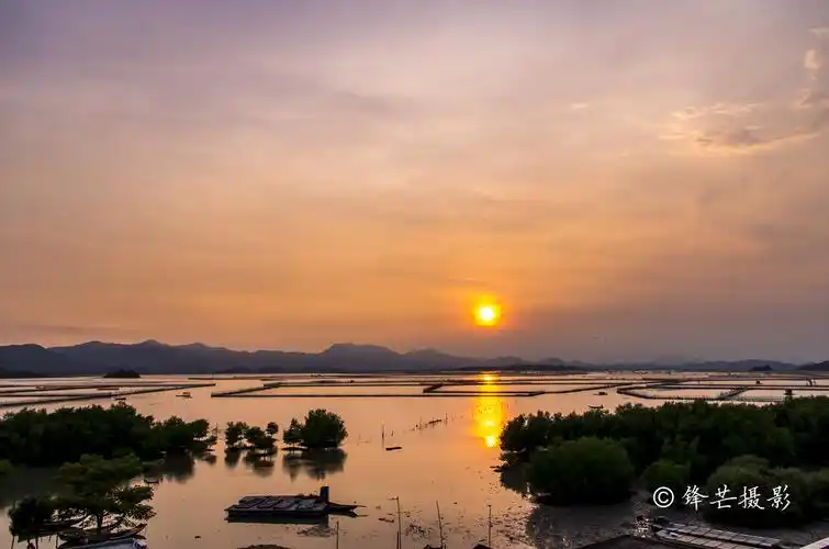 夕阳@惠东盐洲白沙村
