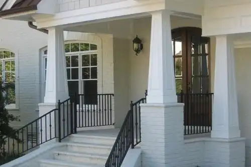 2019铁艺大门门柱效果图 4款铁艺大门门柱设计案例