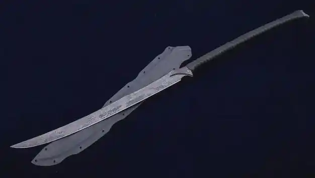 全长1米二 如古时斩马刀 一刀下去连树桩都能斩断 北美超大型砍刀