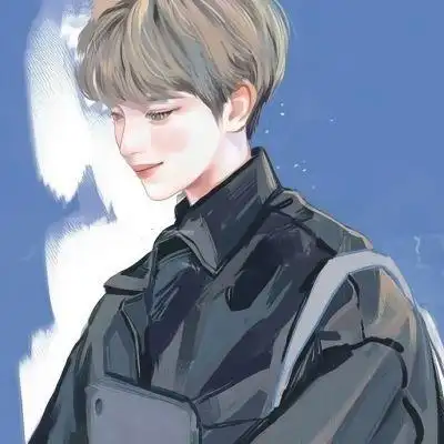 辛涩平淡高冷手绘男头像你要的我都给你