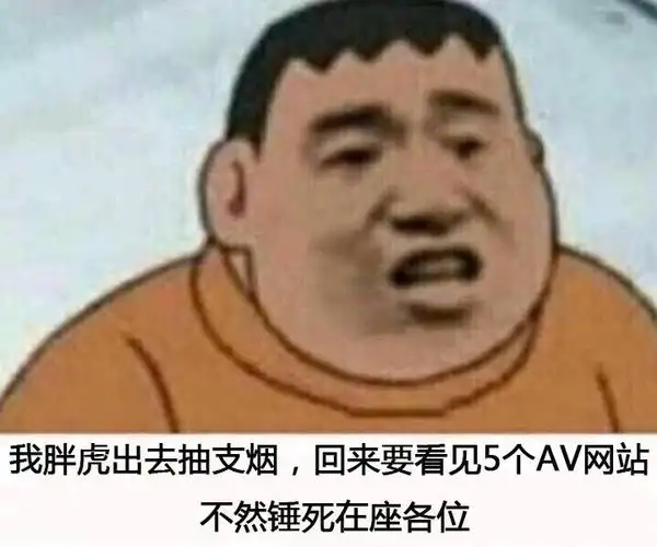 我胖虎出去抽支烟,回来要看见5个av网站,不然锤死在座各位_抽支_av