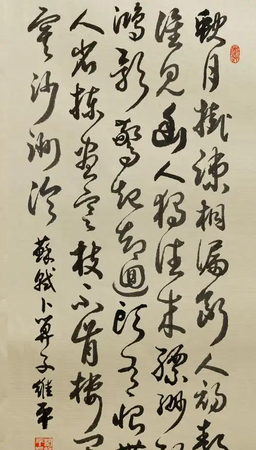 当代书法名家胡维平草书 苏轼《卜算子·黄州定慧院寓居作》_高清图集