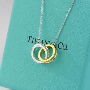 蒂芙尼双圈项链