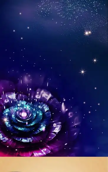 蓝色梦幻海报背景