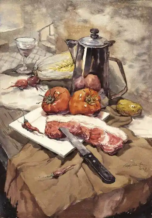 优秀水彩静物作品优秀水彩静物画作品欣赏