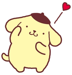 今日份超萌简笔画96布丁狗98最后涂上漂亮的颜色布