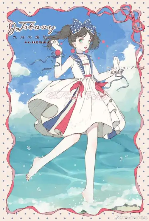 我们过过眼瘾就好了√ lolita 洋服 可爱 q版 服装设计 服设 哥特