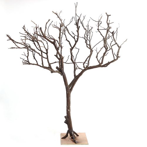 原木干树枝造型树干干枝装饰仿真装饰树室内装饰摆件许愿树 本色0.