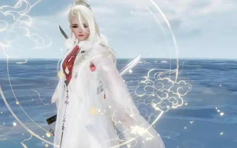 【剑网三】云中雪霁外观 明镜高悬刀舞动作(成男成女)