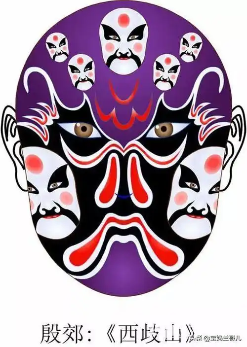 京剧脸谱图片大全-思念百科