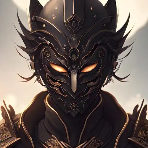 戴面具的帅气头像二次元