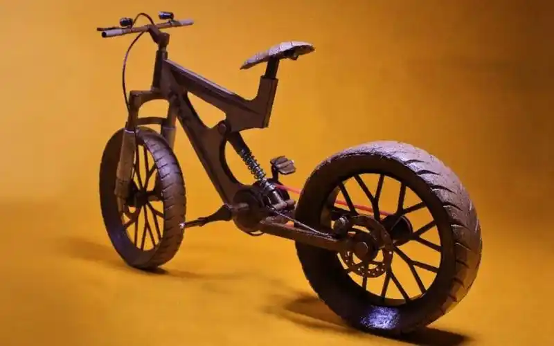 纸板diy - 自行车/单车 制作过程