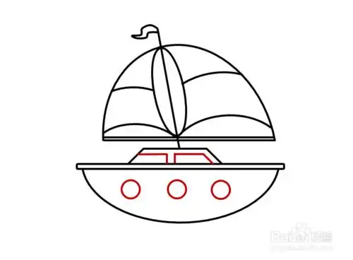 简笔画教程小帆船简笔画图片大全帆船怎么画简笔画一笔画小帆船简笔画