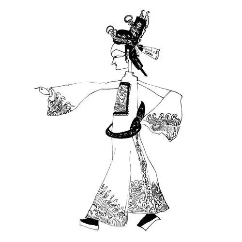 皮影简笔画 皮影简笔画儿童画法