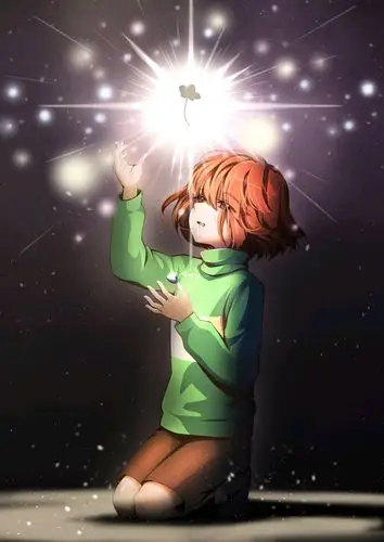 【undertale】chara&frisk精美图片搬运