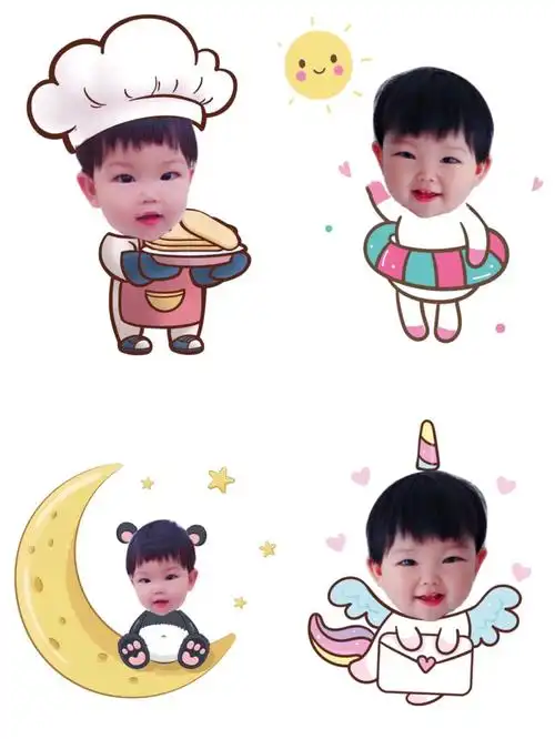 幼儿园抠图素材|宝宝抠图附教程_抠图_素材_教程_幼儿园_p图_美图怎么