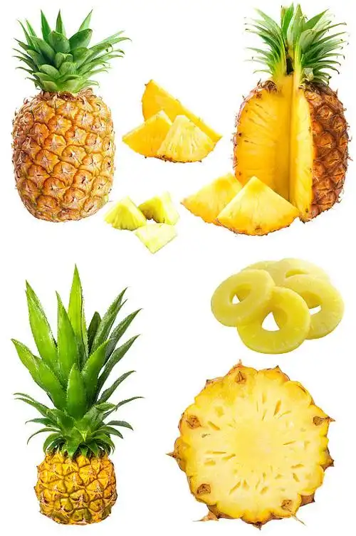 水果菠萝新鲜凤梨免扣素材元素