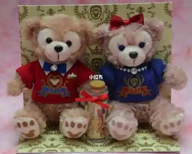 2014东迪达菲熊雪莉玫新年纪念熊